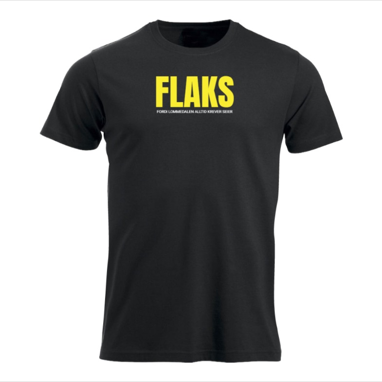 Svart Flaks - Tskjorte - Herre/Unisex