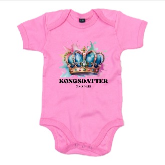 Kongsdatter babybody (korte ermer)