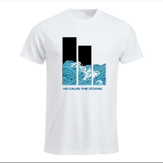 He calms the storm Tee