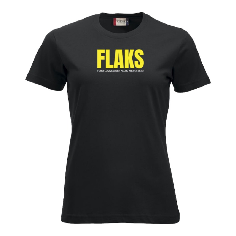 Svart Flaks - Tskjorte - Kvinne