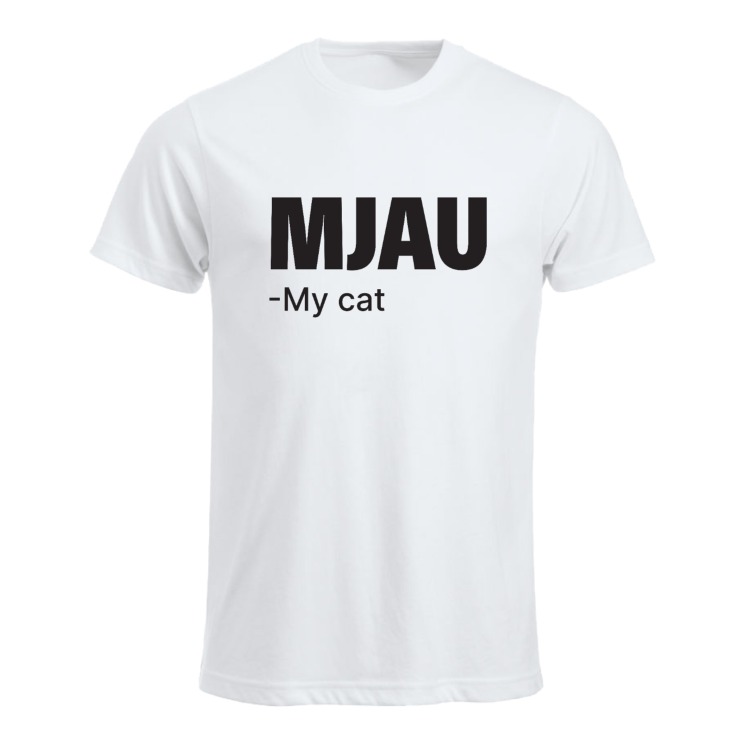 Mjau t-skjorte