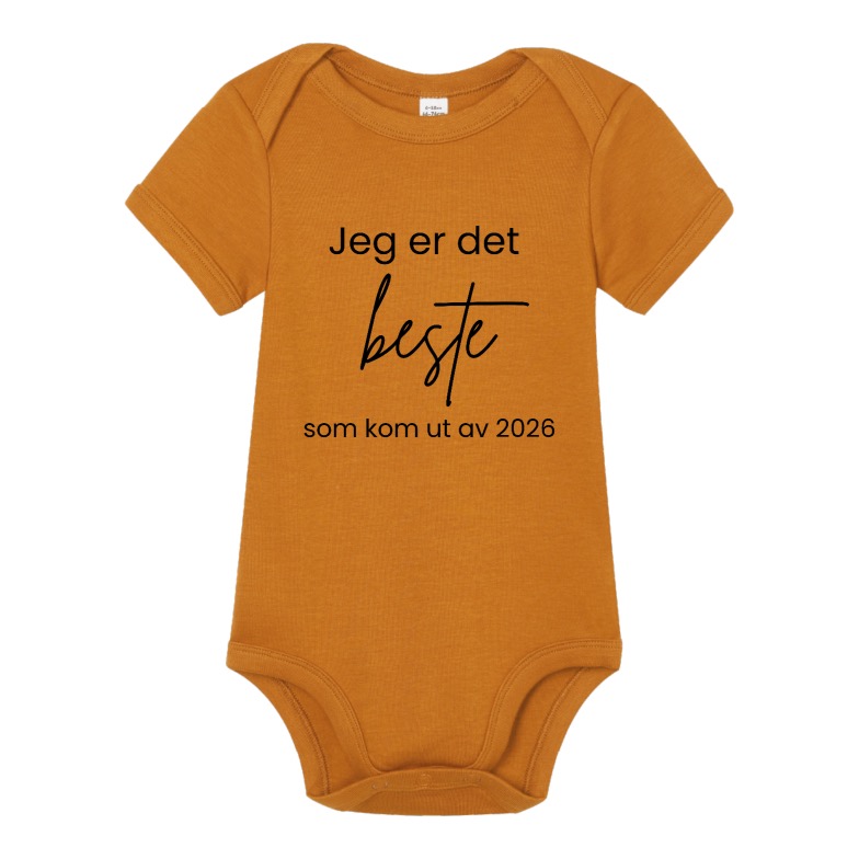 Det beste fra 2026 - kortermet babybody