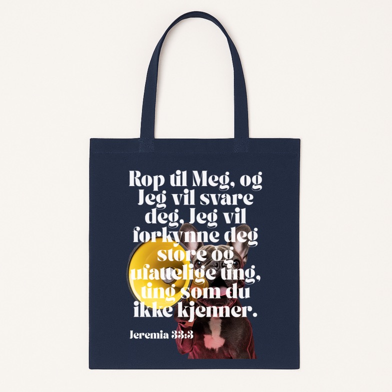 Jeremia 33:3 Totebag