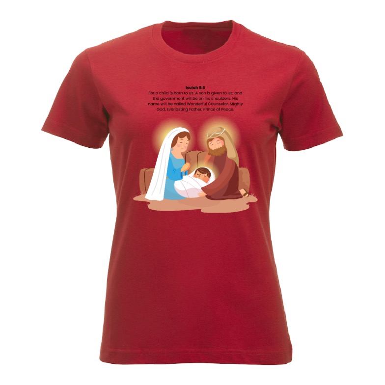 Isaiah 9:6 Christmas Woman Tshirt