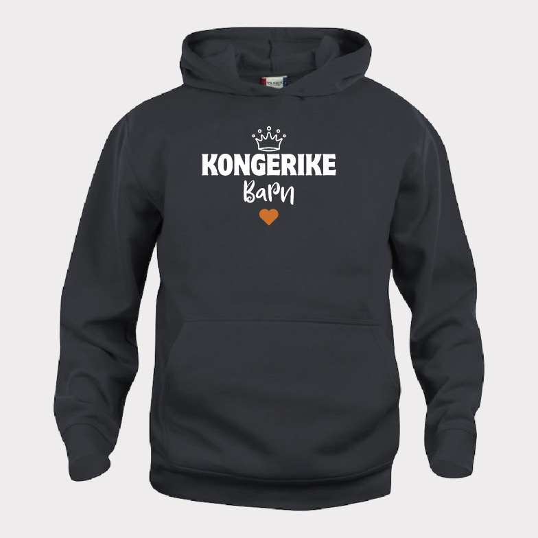 Kongerike barn - hettegenser