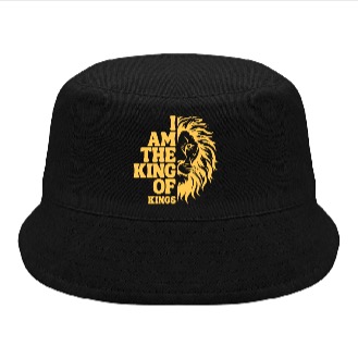 I am the king of kings - bøttehatt