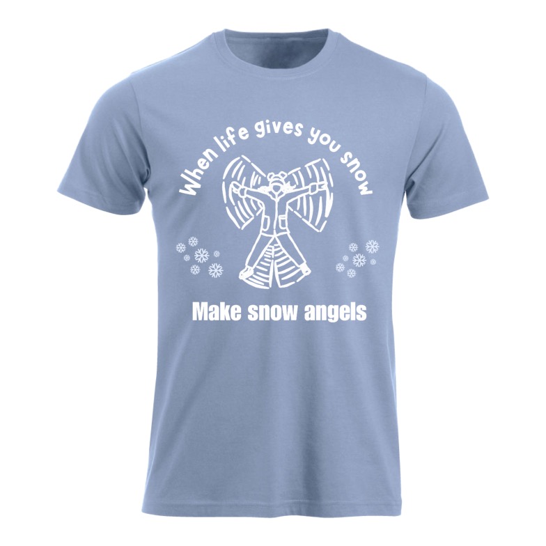Make snow angels - tshirt