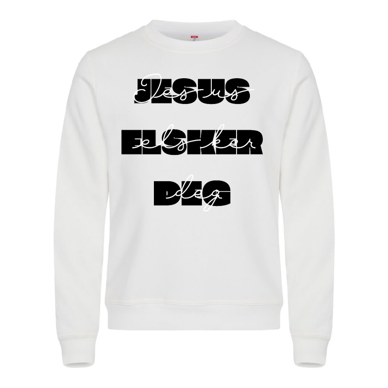 Jesus elsker deg - genser