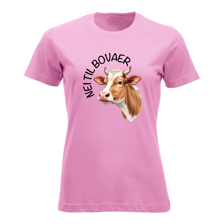 NEI til Bovaer (sort tekst) - Dame