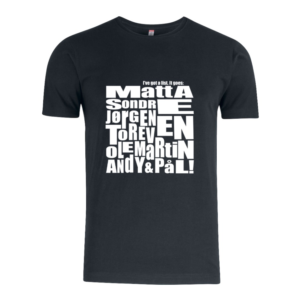 Norsk rap Mount Rushmore TEE