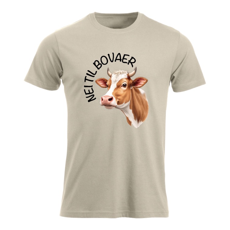 NEI til Bovaer (sort tekst) - Herre