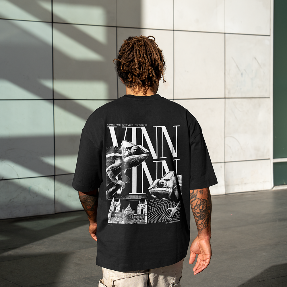 VinnVinn Reklame – Printed Oversized T-skjorte
