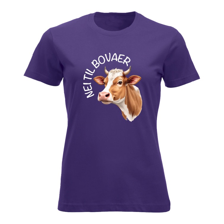 NEI til Bovaer (hvit tekst) - Dame