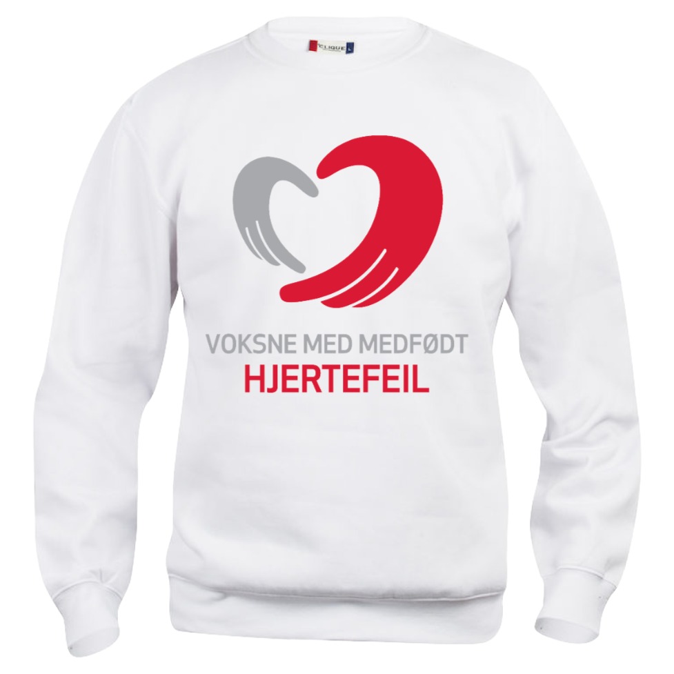 Rundhalset genser med stor VMH logo