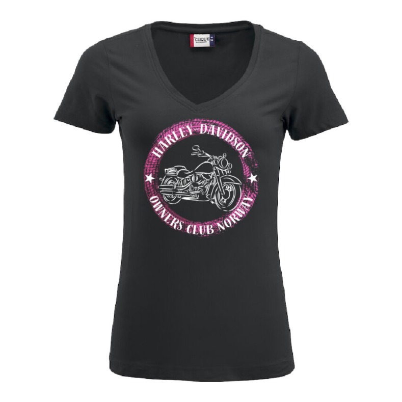 Tyre Tracks V-neck (dame)