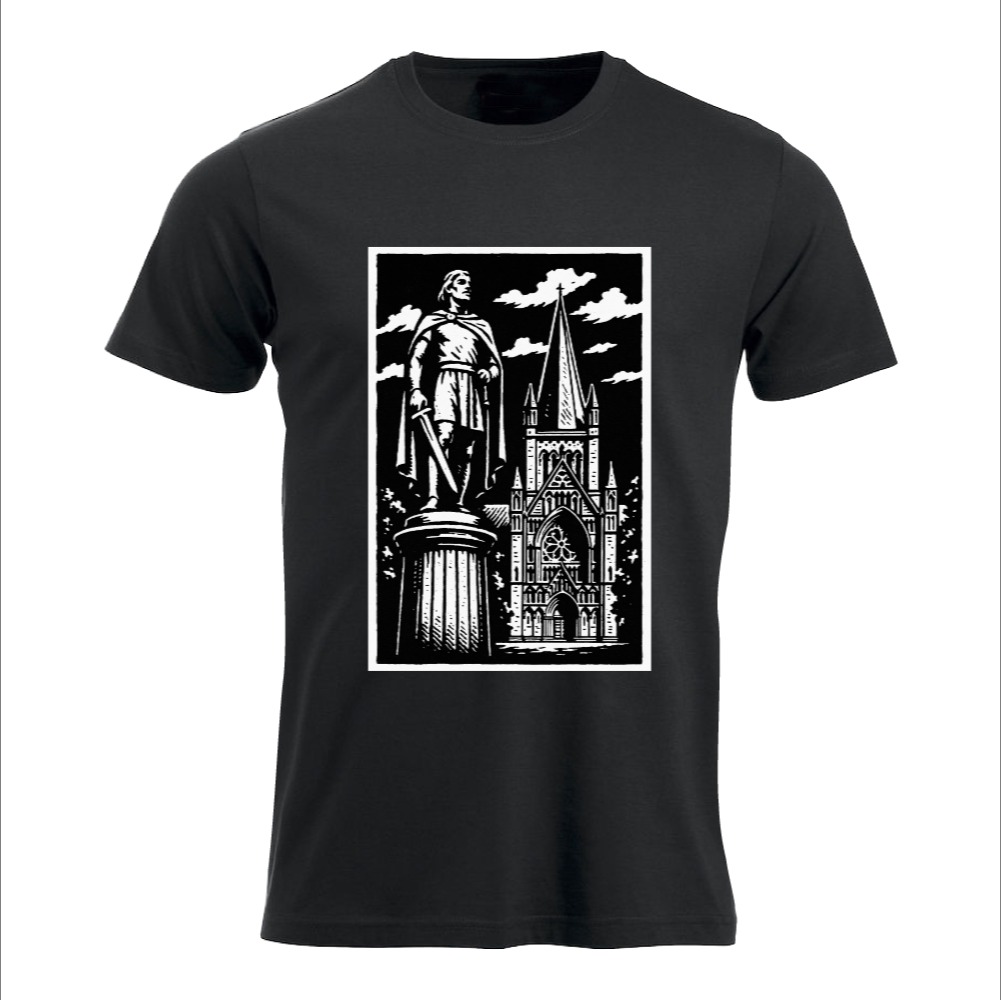 Olav og domen. Trykk på tre sider