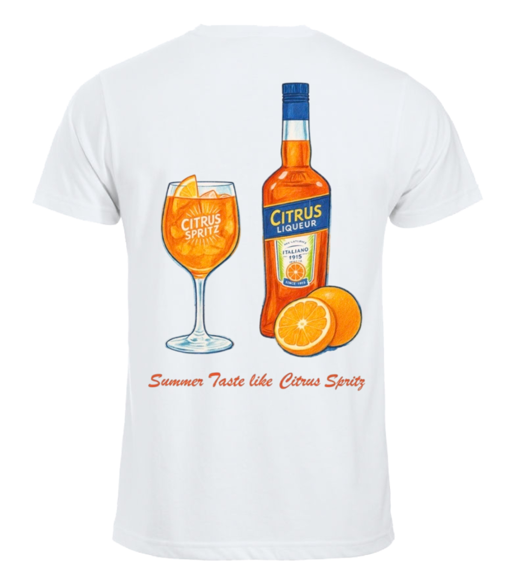 It’s Happening - Citrus Spritz White T-shirt