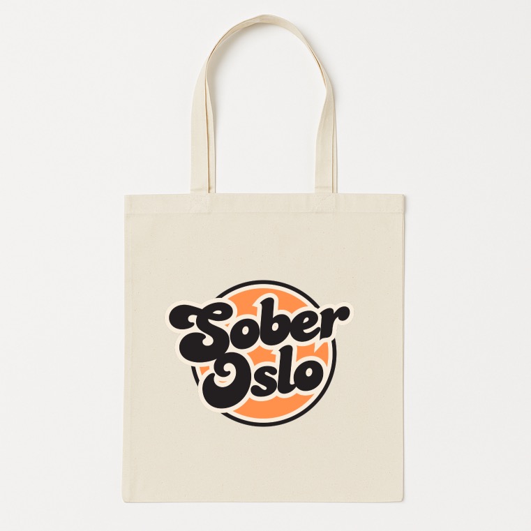 SoberOslo Logo Tote