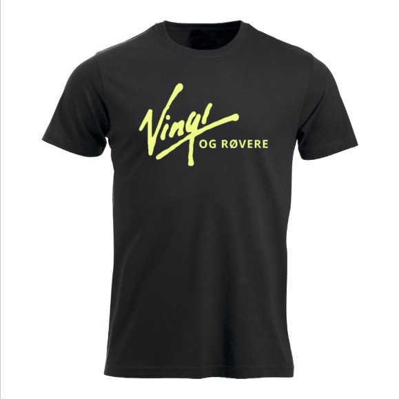 T-skjorte - Vinyl og Røvere