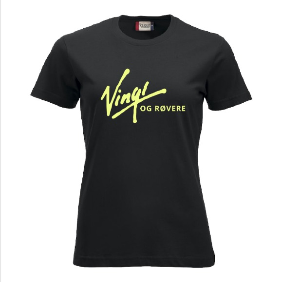 T-skjorte - Vinyl og Røvere - dame