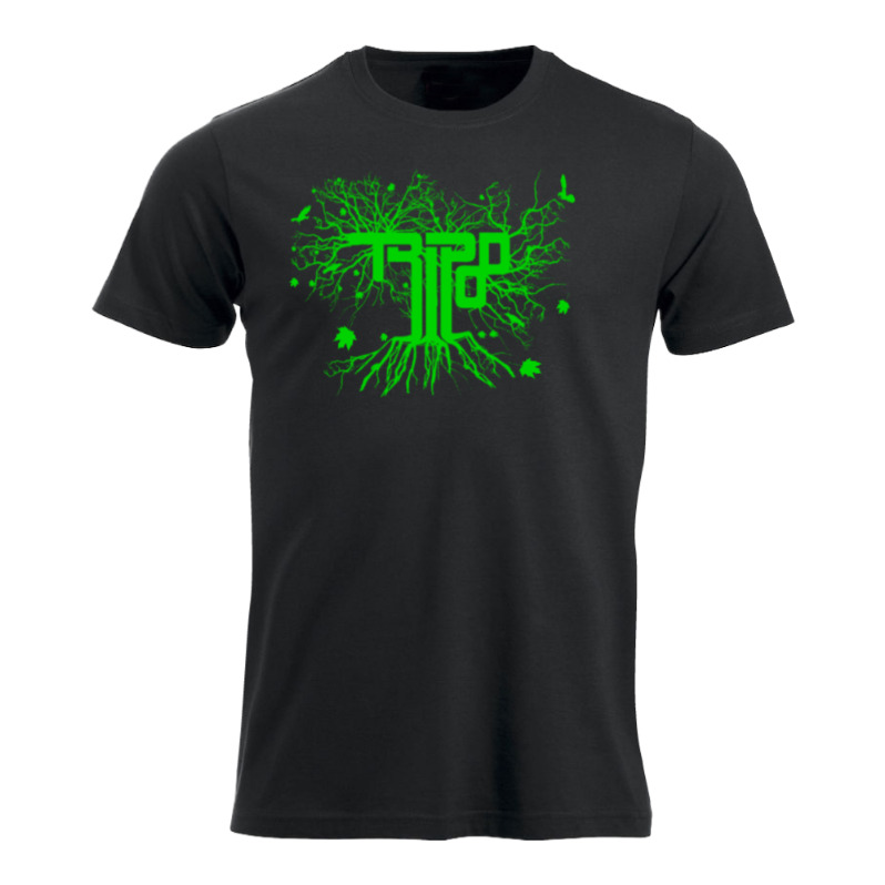 Tripod Grønn Logo T-shirt