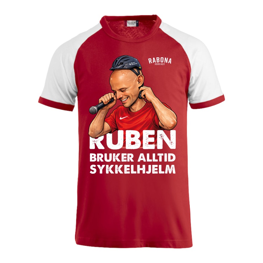 Ruben bruker alltid sykkelhjelm