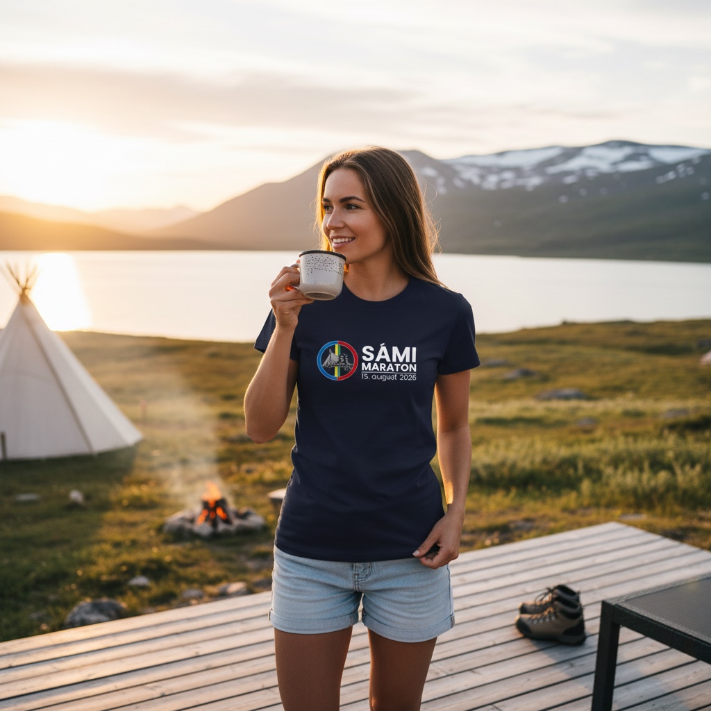T-skjorte dame – Sámi Maraton 2026