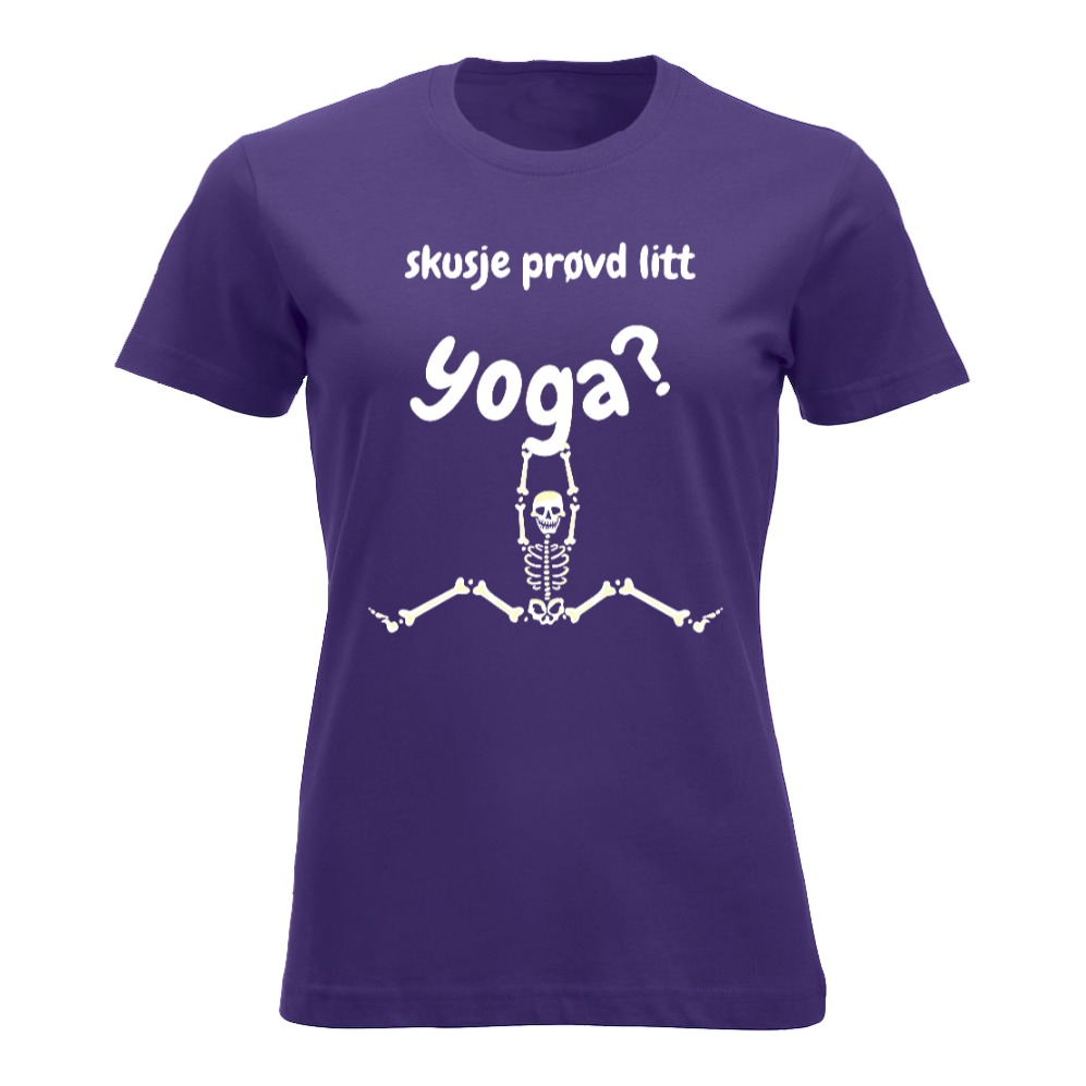 Dame "Skusje prøvd litt yoga?" FibroNorge