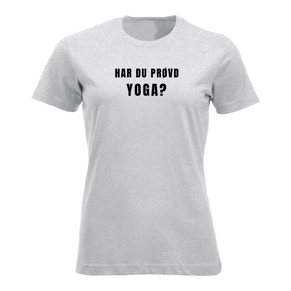 Dame "Har du prøvd yoga?" FibroNorge