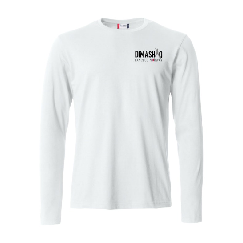 Herre: Basic longsleve, sort logo foran/bak