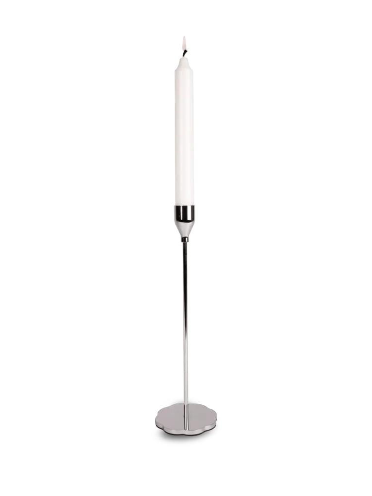 Siri lysestake, stor, sølv – Sagaform