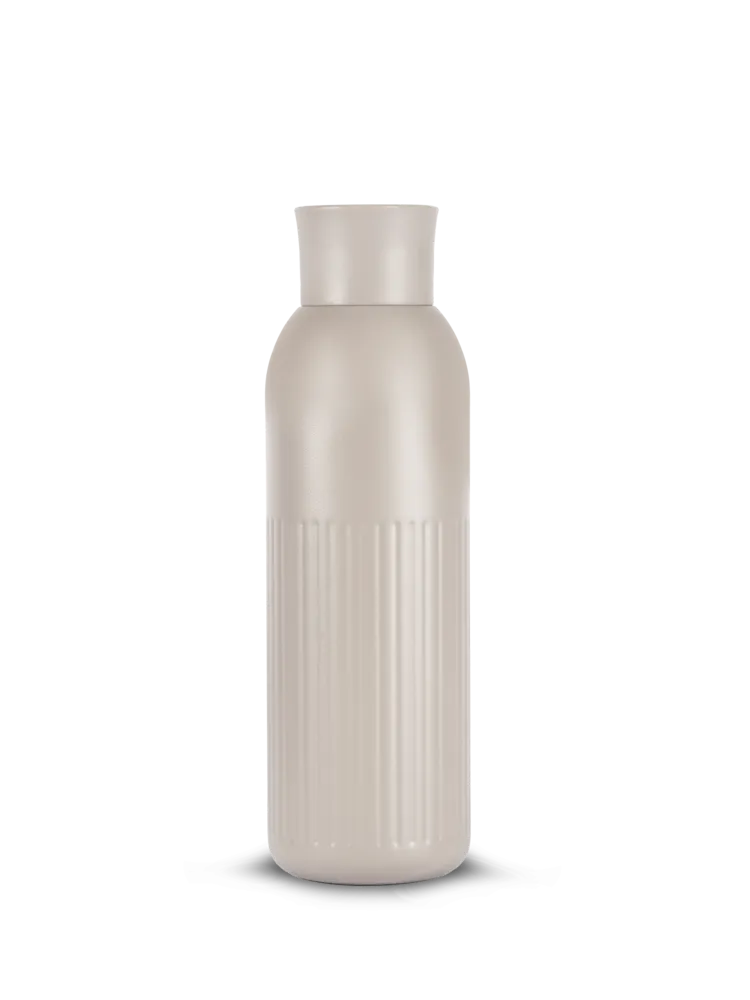 Tekla termoflaske push, beige, 50 cl – Sagaform