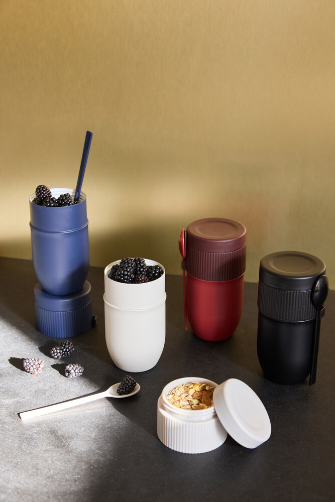 Sagaform Ted termo-yoghurtbeger med skje - Bilde 2