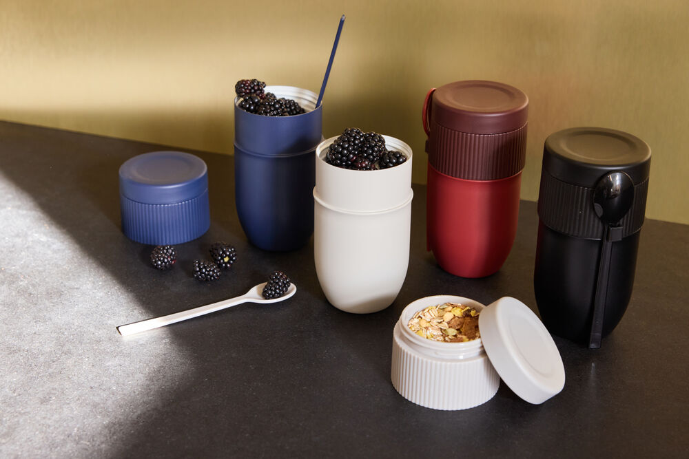 Sagaform Ted termo-yoghurtbeger med skje - Bilde 3