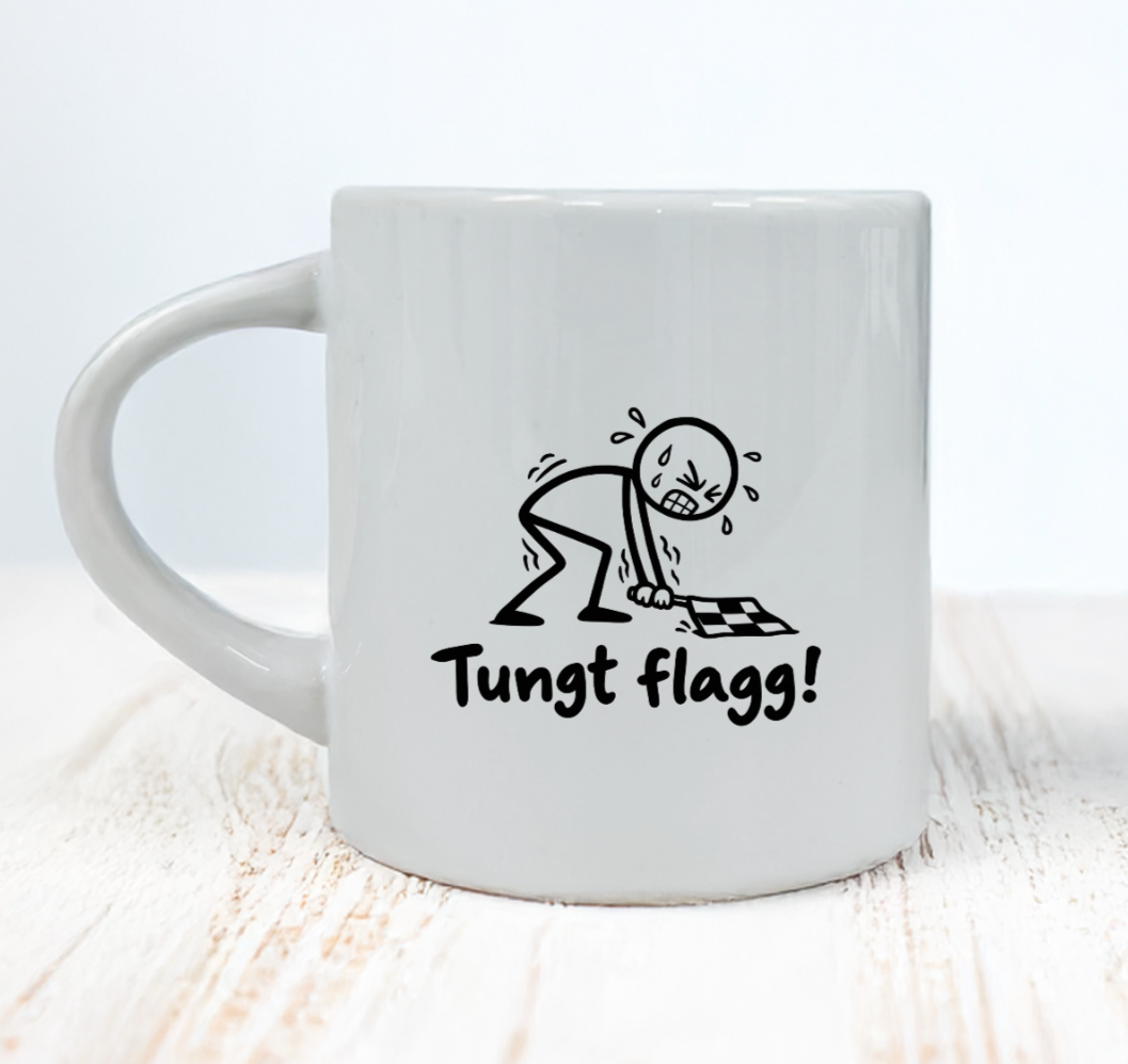 Tungt Flagg kopp