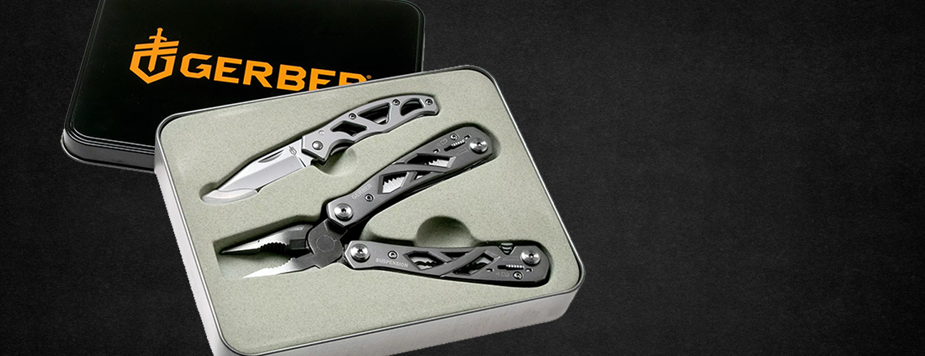 Gerber Suspension NXT og Mini Paraframe gavesett