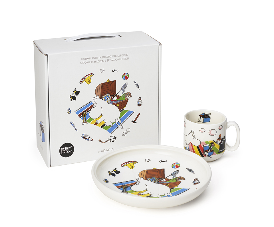 Mummi barnesett i porselen – Moomin Arabia