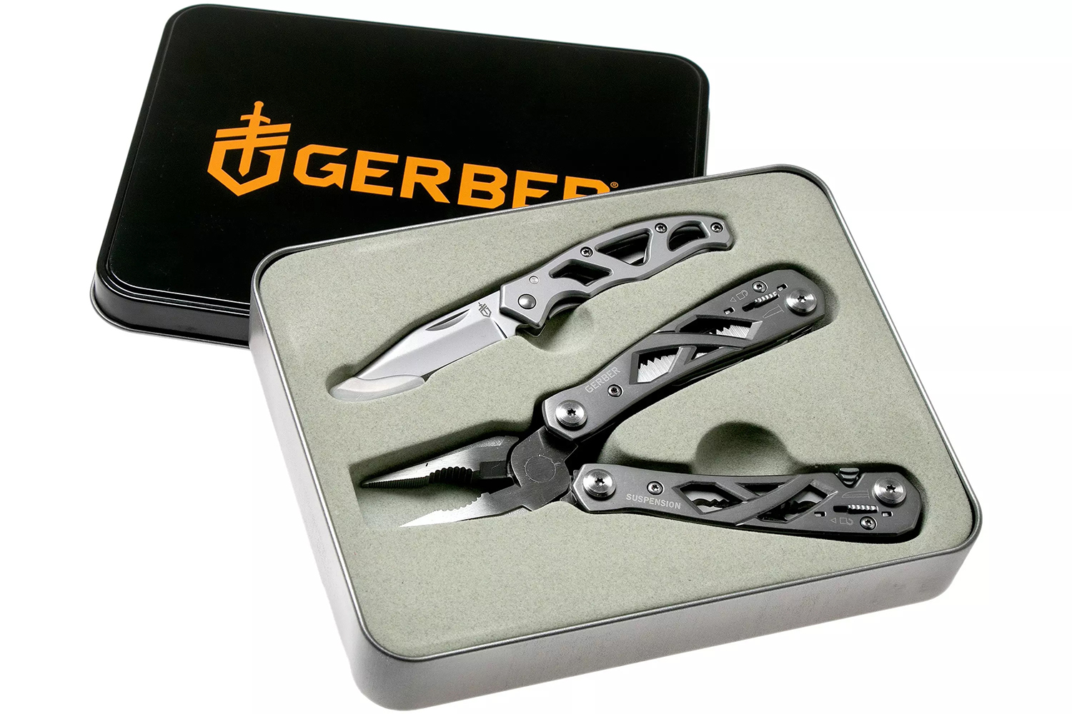 Gerber Suspension NXT og Mini Paraframe gavesett