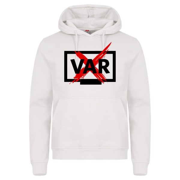 VAR Hoody klubbfarger - lys