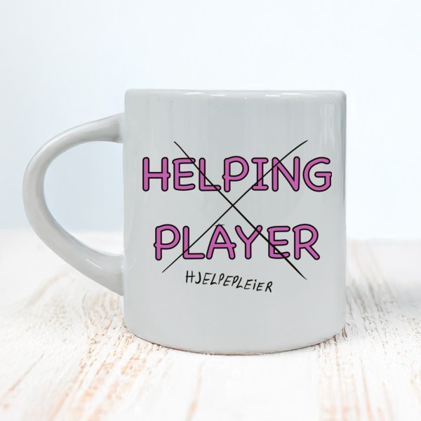Helping Player – morsom kopp til hjelpepleier (180 ml)