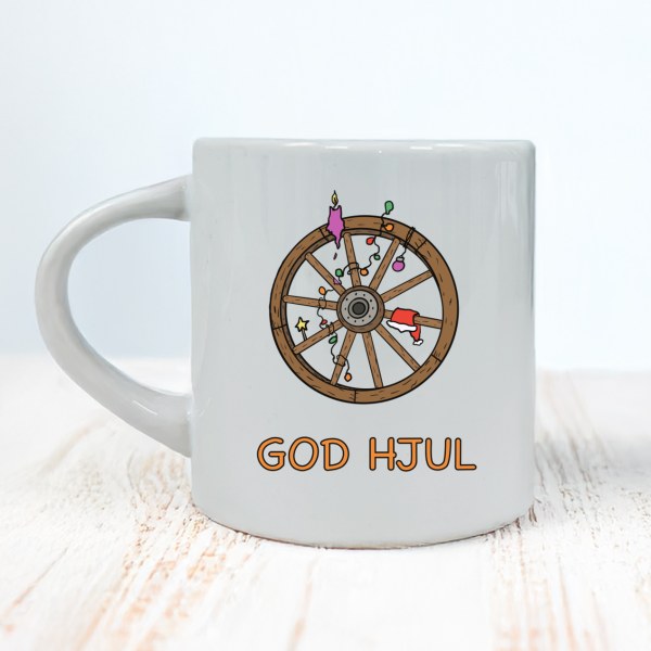 God hjul – morsom julekopp med ordspill (180 ml)