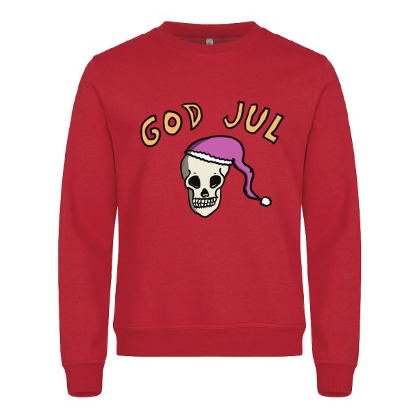 God jul – morsom julegenser med hodeskalle