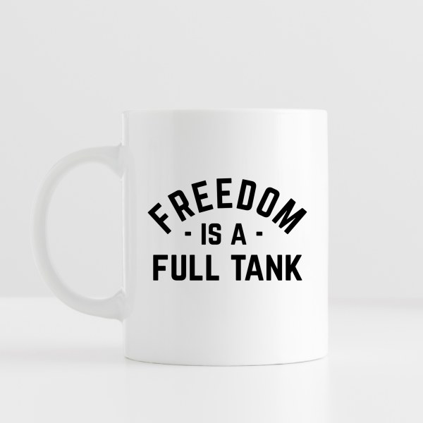FREEDOM IS A FULL TANK Kaffekopp