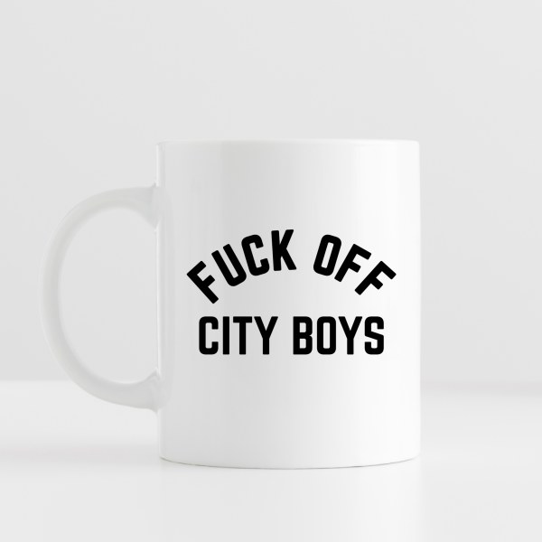 FUCK OFF CITY BOYS Kaffekopp